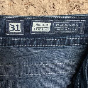 Bootcut Miss Me Dark Wash Jeans Size 31